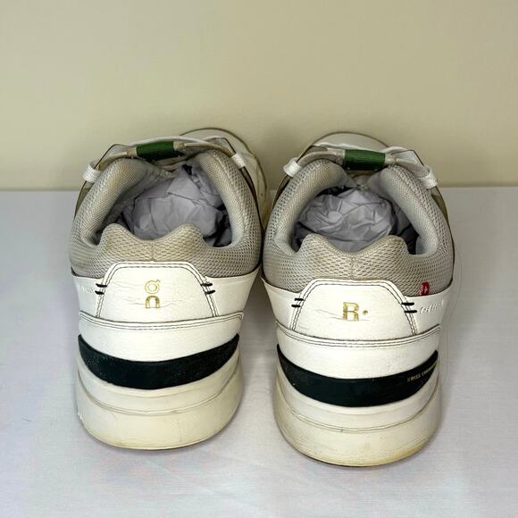 On Running The Roger Centre Court Tennis Shoe Men's 12.5 | White Green Sneaker - Picture 7 of 11